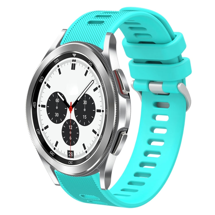 20mm Twill Solid Color Silicone Watch Band, For Samsung Galaxy Watch4 Classic 42mm, For Samsung Galaxy Watch Active 2
