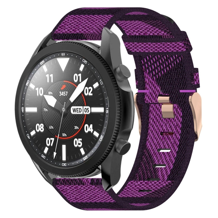 20mm Nylon Woven Watch Band, For Samsung Galaxy Watch5 40mm, For Samsung Galaxy Watch5 44mm, For Samsung Galaxy Watch5 Pro 45mm