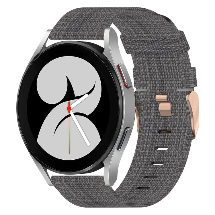 20mm Nylon Woven Watch Band, For Samsung Galaxy Watch4 40mm, For Samsung Galaxy Watch4 44mm, For Samsung Galaxy Watch4 Classic 46mm