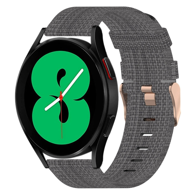 20mm Nylon Woven Watch Band, For Samsung Galaxy Watch4 40mm, For Samsung Galaxy Watch4 44mm, For Samsung Galaxy Watch4 Classic 46mm