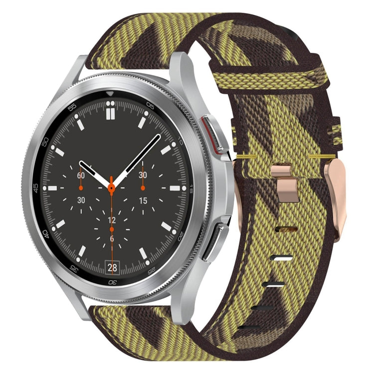 20mm Nylon Woven Watch Band, For Samsung Galaxy Watch4 40mm, For Samsung Galaxy Watch4 44mm, For Samsung Galaxy Watch4 Classic 46mm