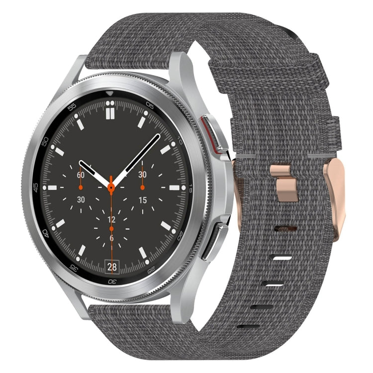 20mm Nylon Woven Watch Band, For Samsung Galaxy Watch4 40mm, For Samsung Galaxy Watch4 44mm, For Samsung Galaxy Watch4 Classic 46mm