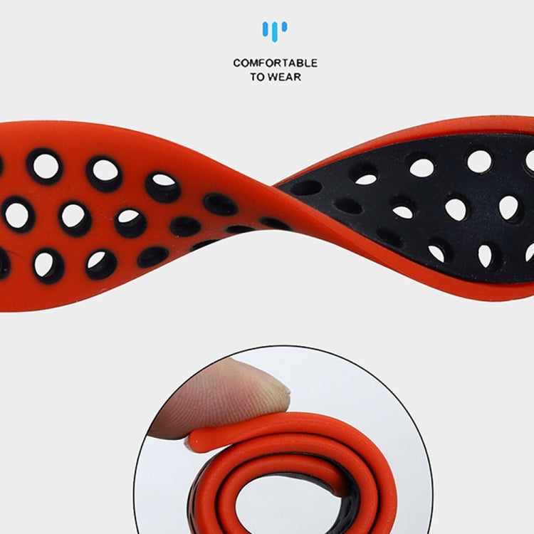 22mm Two-Color Breathable Silicone Watch Band, For Samsung Galaxy Watch3 45mm, For Samsung Galaxy Watch 46mm