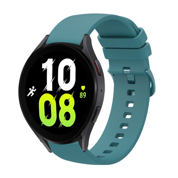 20mm Solid Color Soft Silicone Watch Band, For Samsung Galaxy Watch5 44mm, For Samsung Galaxy Watch5 Pro 45mm