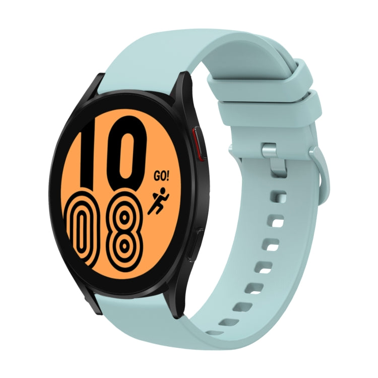 20mm Solid Color Soft Silicone Watch Band, For Samsung Galaxy Watch4 40mm, For Samsung Galaxy Watch4 44mm