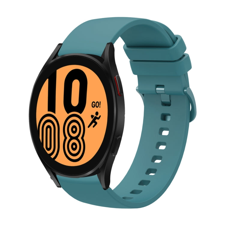 20mm Solid Color Soft Silicone Watch Band, For Samsung Galaxy Watch4 40mm, For Samsung Galaxy Watch4 44mm