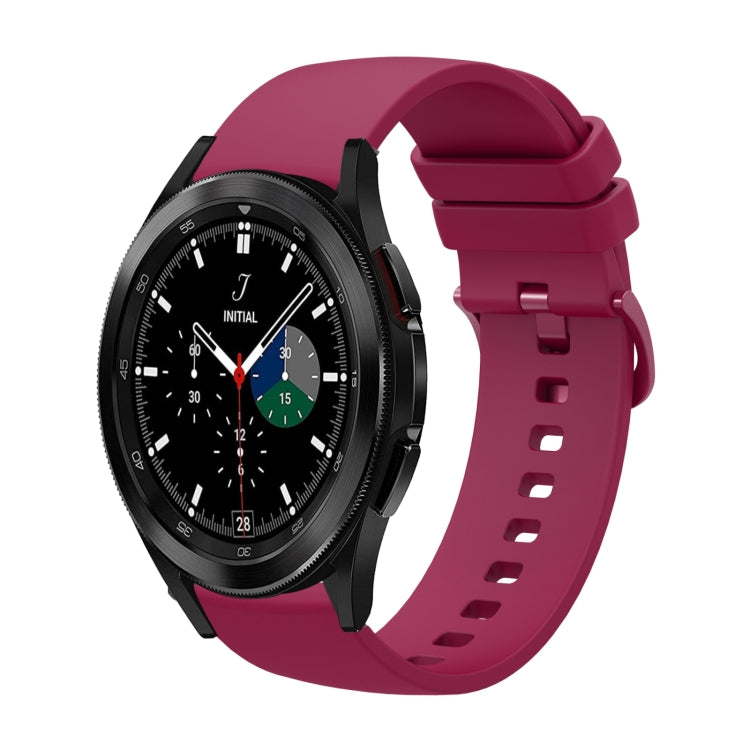 20mm Solid Color Soft Silicone Watch Band, For Samsung Galaxy Watch5 40mm, For Samsung  Galaxy Watch 4 Classic 42mm