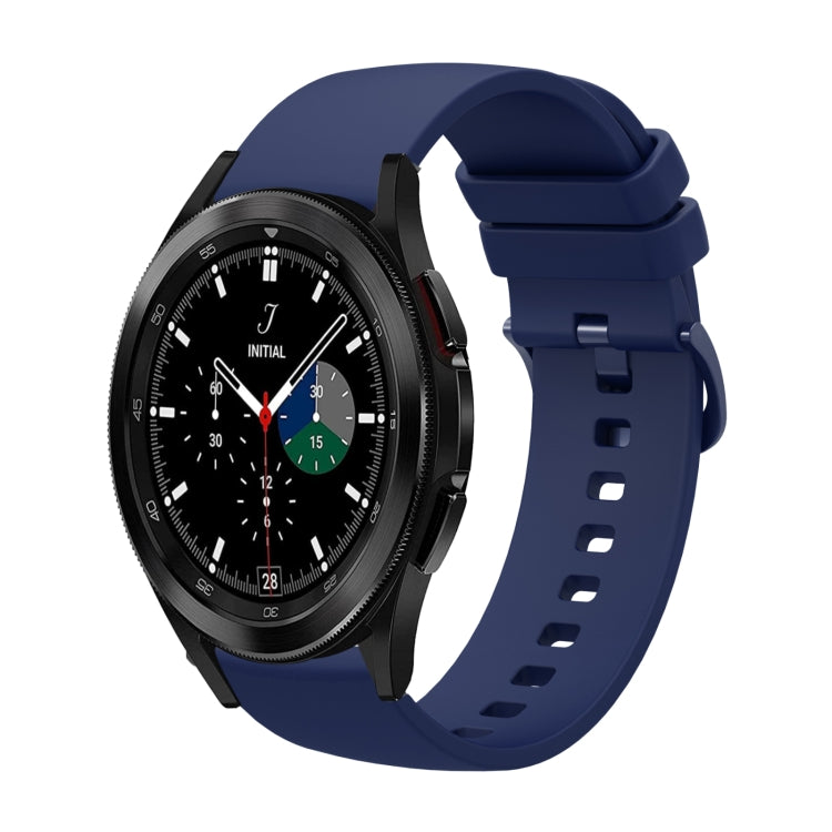 20mm Solid Color Soft Silicone Watch Band, For Samsung  Galaxy Watch 4 Classic 46mm, For Samsung Galaxy Watch3 41mm