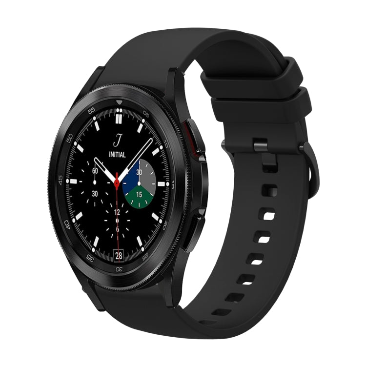 20mm Solid Color Soft Silicone Watch Band, For Samsung  Galaxy Watch 4 Classic 46mm, For Samsung Galaxy Watch3 41mm