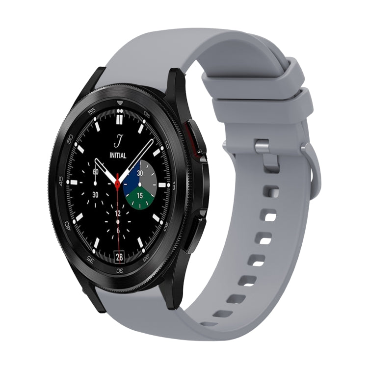 20mm Solid Color Soft Silicone Watch Band, For Samsung  Galaxy Watch 4 Classic 46mm, For Samsung Galaxy Watch3 41mm