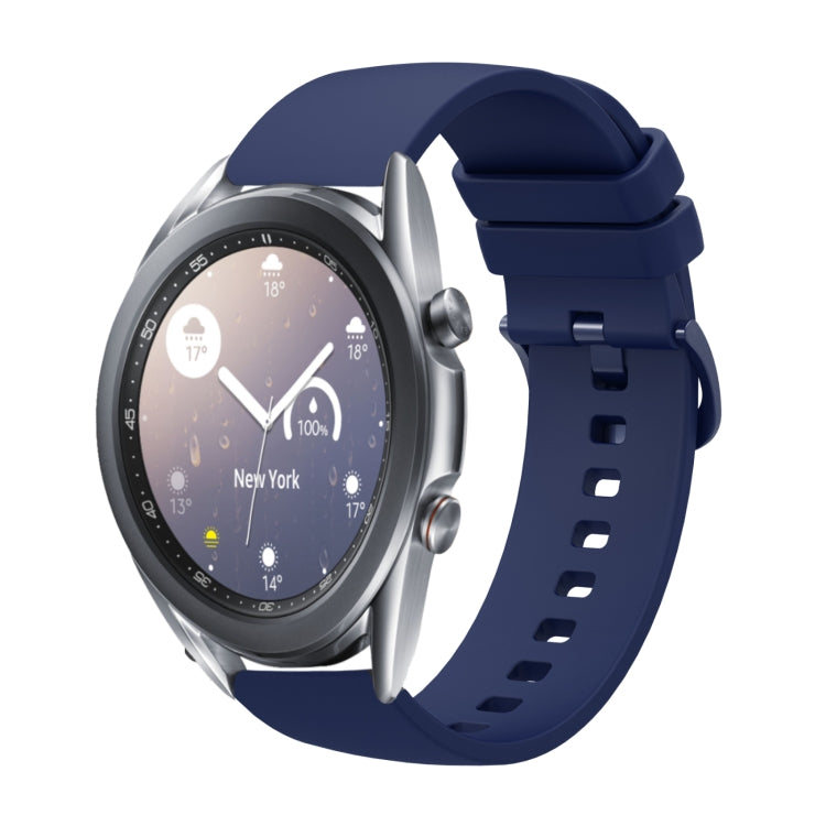 20mm Solid Color Soft Silicone Watch Band, For Samsung  Galaxy Watch 4 Classic 46mm, For Samsung Galaxy Watch3 41mm