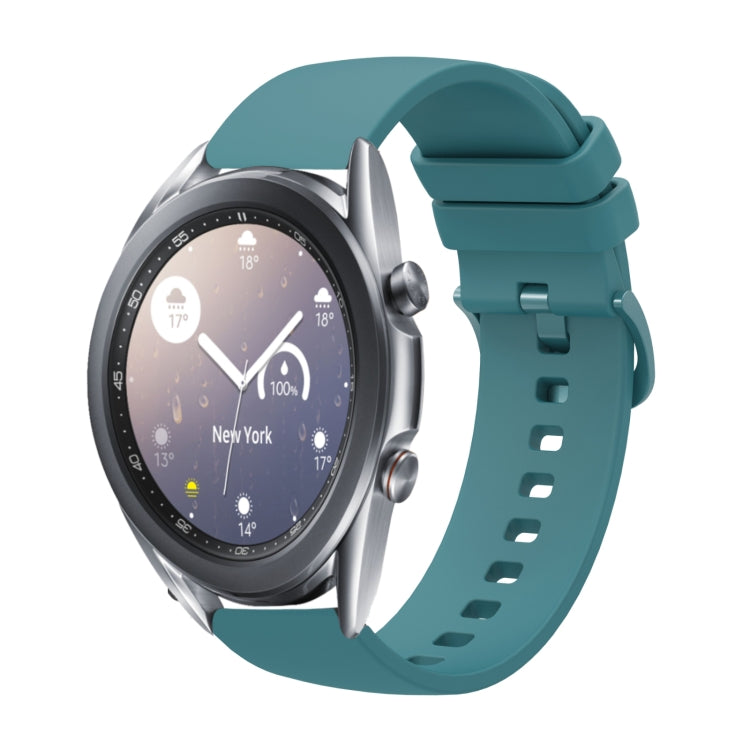 20mm Solid Color Soft Silicone Watch Band, For Samsung  Galaxy Watch 4 Classic 46mm, For Samsung Galaxy Watch3 41mm