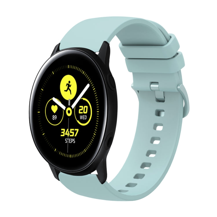 20mm Solid Color Soft Silicone Watch Band, For Samsung Galaxy Watch Active 2 44mm, For Samsung Galaxy Watch Active 40mm
