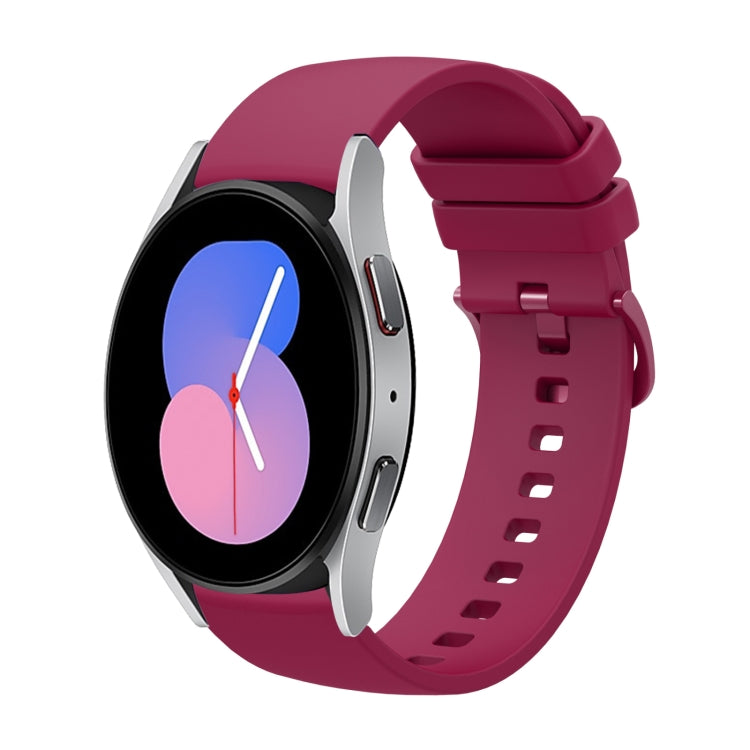 20mm Solid Color Soft Silicone Watch Band, For Samsung Galaxy Watch 42mm, For Samsung Gear Sport
