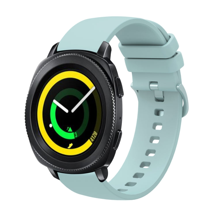 20mm Solid Color Soft Silicone Watch Band, For Samsung Galaxy Watch 42mm, For Samsung Gear Sport