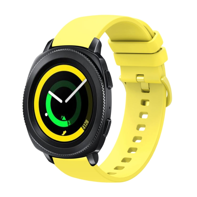 20mm Solid Color Soft Silicone Watch Band, For Samsung Galaxy Watch 42mm, For Samsung Gear Sport