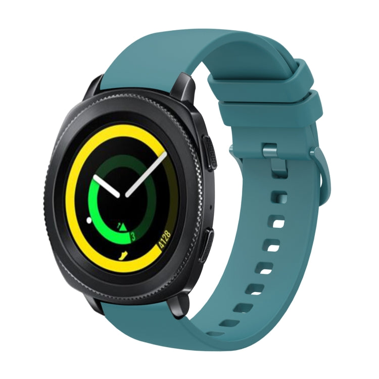 20mm Solid Color Soft Silicone Watch Band, For Samsung Galaxy Watch 42mm, For Samsung Gear Sport