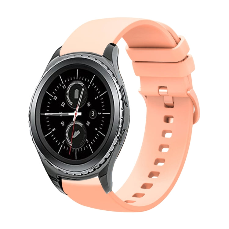 20mm Solid Color Soft Silicone Watch Band, For Samsung Gear S2 Classic, For Samsung Galaxy Watch Active 2 40mm