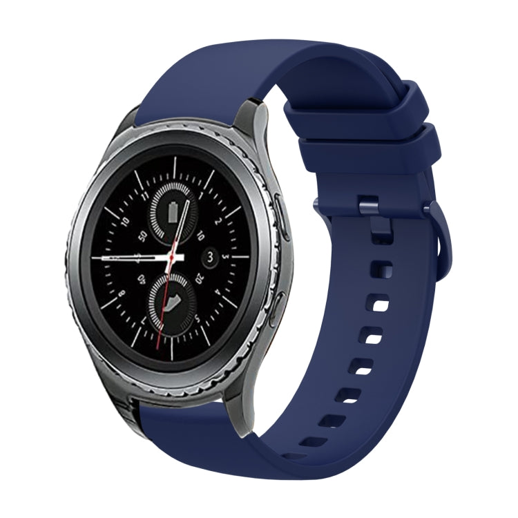 20mm Solid Color Soft Silicone Watch Band, For Samsung Gear S2 Classic, For Samsung Galaxy Watch Active 2 40mm
