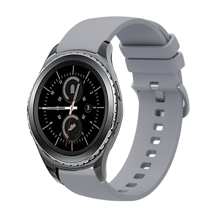 20mm Solid Color Soft Silicone Watch Band, For Samsung Gear S2 Classic, For Samsung Galaxy Watch Active 2 40mm
