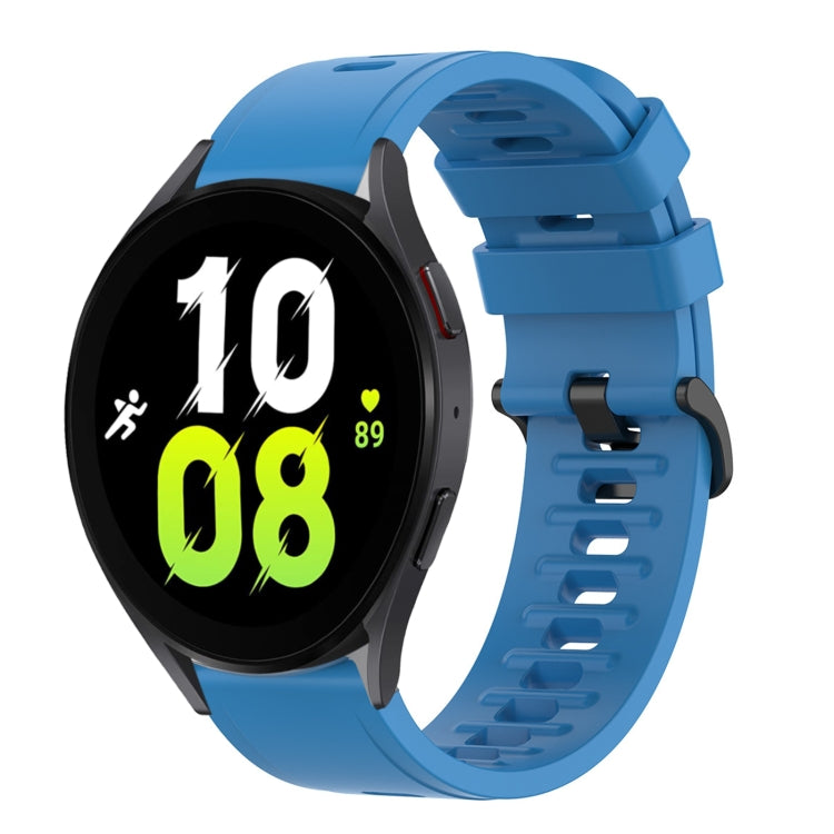 20mm Solid Color Soft Silicone Watch Band, For Samsung Galaxy Watch 5 44mm, For Samsung Galaxy Watch 5 40mm