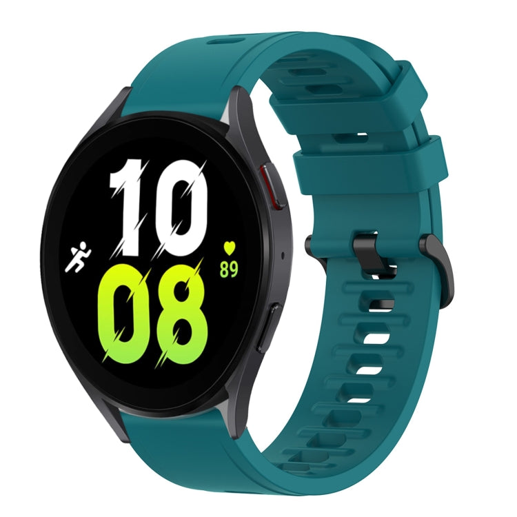 20mm Solid Color Soft Silicone Watch Band, For Samsung Galaxy Watch 5 44mm, For Samsung Galaxy Watch 5 40mm