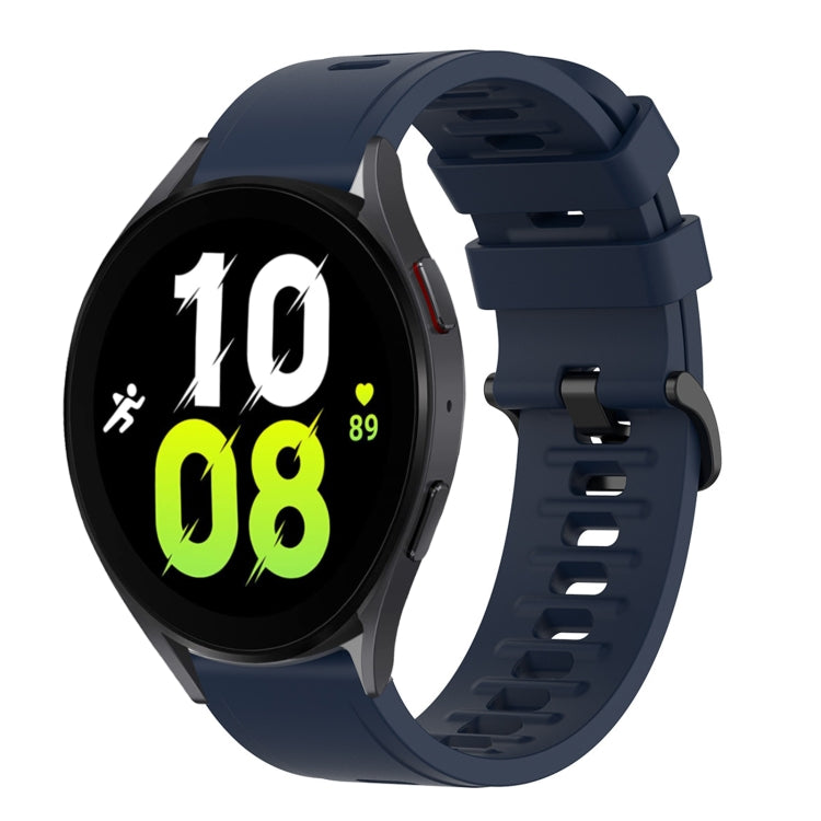 20mm Solid Color Soft Silicone Watch Band, For Samsung Galaxy Watch 5 44mm, For Samsung Galaxy Watch 5 40mm
