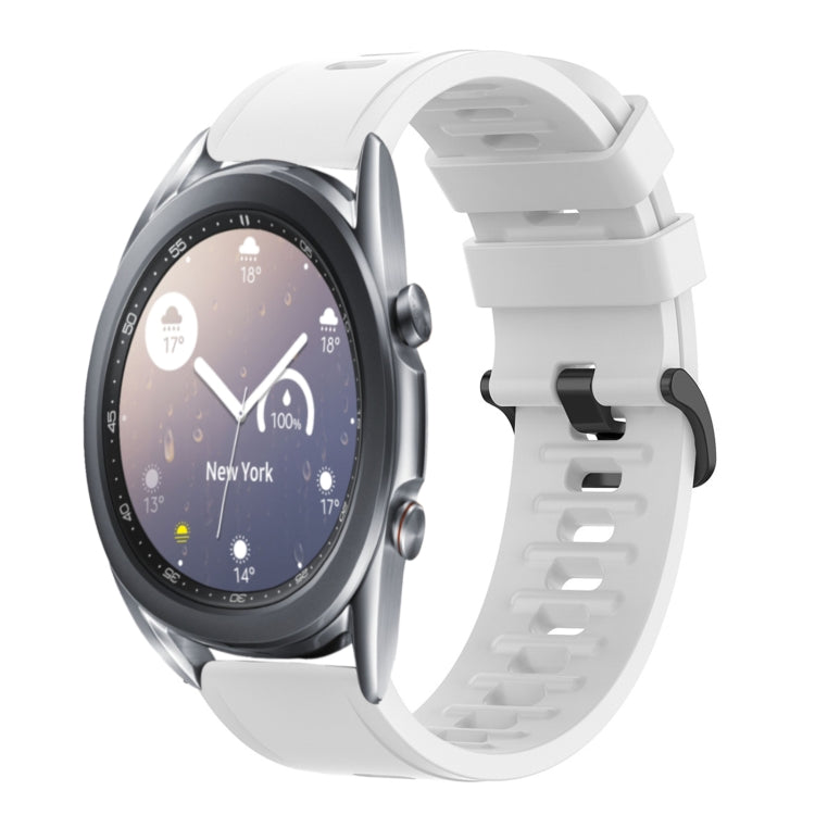22mm Solid Color Soft Silicone Watch Band, For Samsung Galaxy Watch3 45mm, For Samsung Galaxy Watch 46mm