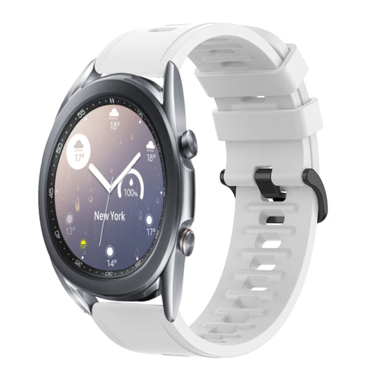 22mm Solid Color Soft Silicone Watch Band, For Samsung Galaxy Watch3 45mm, For Samsung Galaxy Watch 46mm