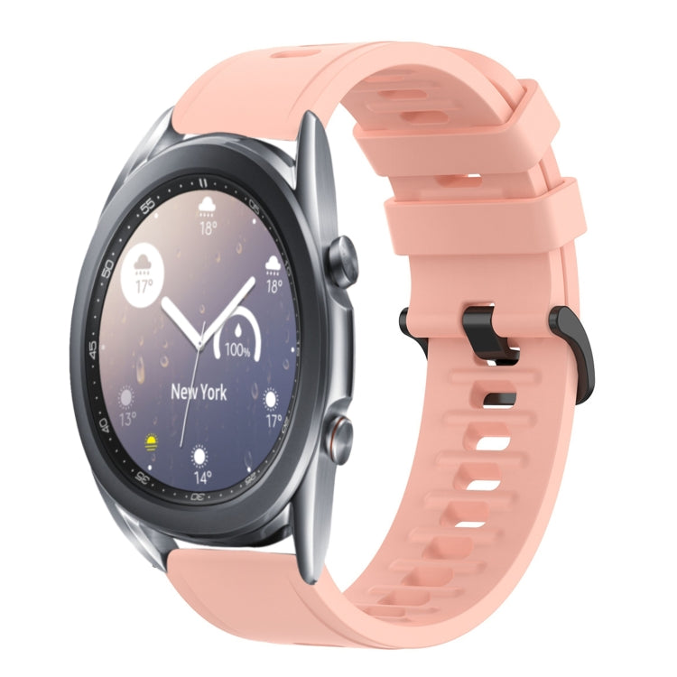 22mm Solid Color Soft Silicone Watch Band, For Samsung Galaxy Watch3 45mm, For Samsung Galaxy Watch 46mm