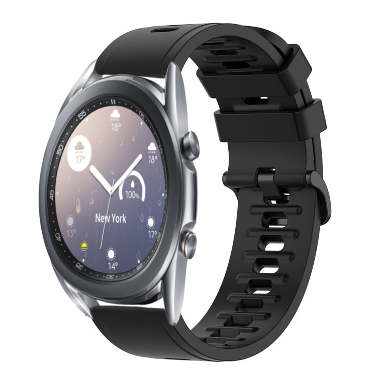 22mm Solid Color Soft Silicone Watch Band, For Samsung Galaxy Watch3 45mm, For Samsung Galaxy Watch 46mm