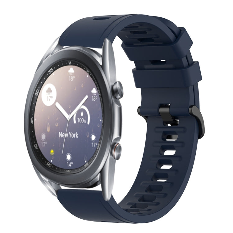 22mm Solid Color Soft Silicone Watch Band, For Samsung Galaxy Watch3 45mm, For Samsung Galaxy Watch 46mm
