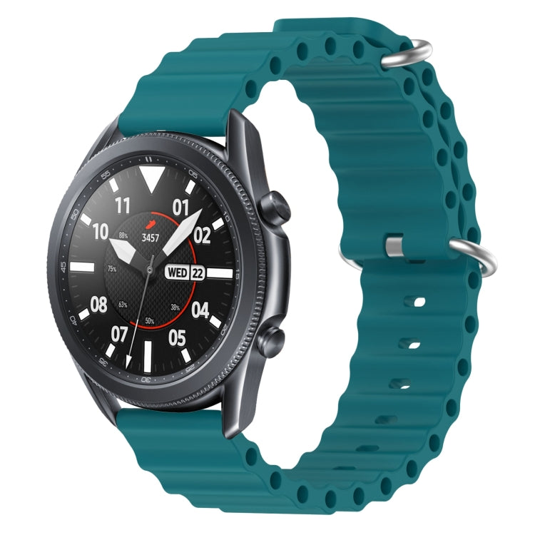 22mm Ocean Style Silicone Solid Color Watch Band, For Samsung Galaxy Watch3 45mm, For Samsung Galaxy Watch 46mm