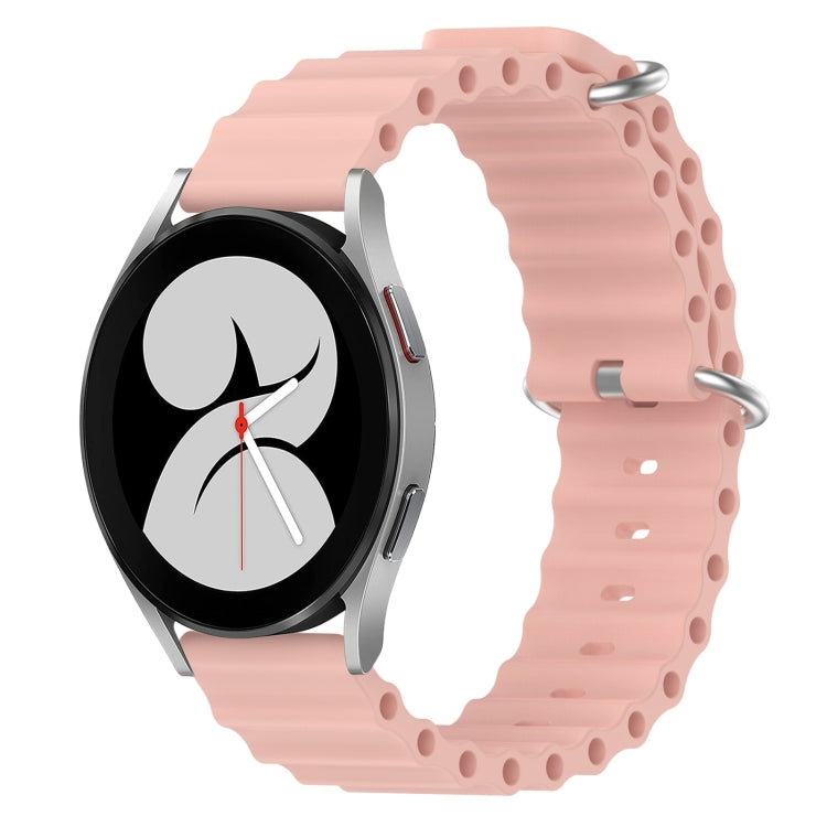 20mm Ocean Style Silicone Solid Color Watch Band, For Samsung Galaxy Watch 4 40mm, For Samsung  Galaxy Watch 4 Classic 42mm