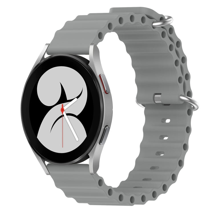 20mm Ocean Style Silicone Solid Color Watch Band, For Samsung Galaxy Watch 4 40mm, For Samsung  Galaxy Watch 4 Classic 42mm