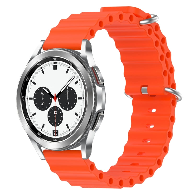 20mm Ocean Style Silicone Solid Color Watch Band, For Samsung Galaxy Watch 4 40mm, For Samsung  Galaxy Watch 4 Classic 42mm