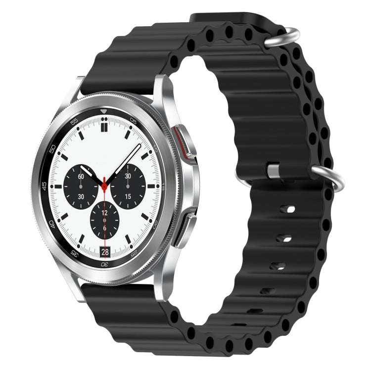 20mm Ocean Style Silicone Solid Color Watch Band, For Samsung Galaxy Watch 4 40mm, For Samsung  Galaxy Watch 4 Classic 42mm