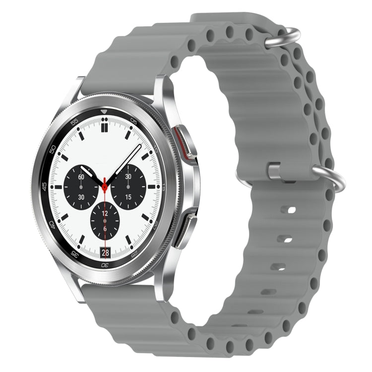 20mm Ocean Style Silicone Solid Color Watch Band, For Samsung Galaxy Watch 4 40mm, For Samsung  Galaxy Watch 4 Classic 42mm