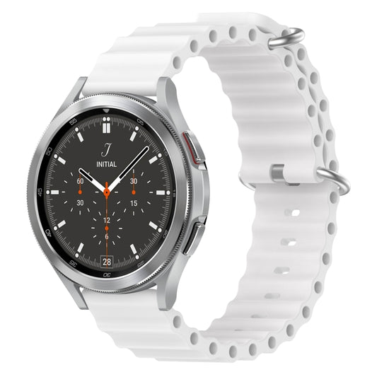 20mm Ocean Style Silicone Solid Color Watch Band, For Samsung  Galaxy Watch 4 Classic 46mm, For Samsung Galaxy Watch Active 2 40mm