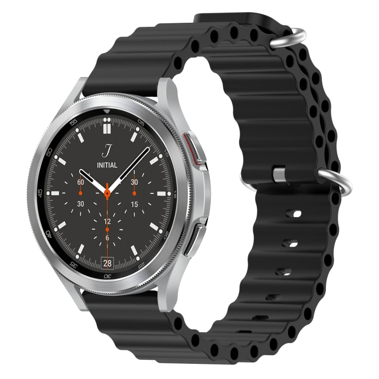 20mm Ocean Style Silicone Solid Color Watch Band, For Samsung  Galaxy Watch 4 Classic 46mm, For Samsung Galaxy Watch Active 2 40mm