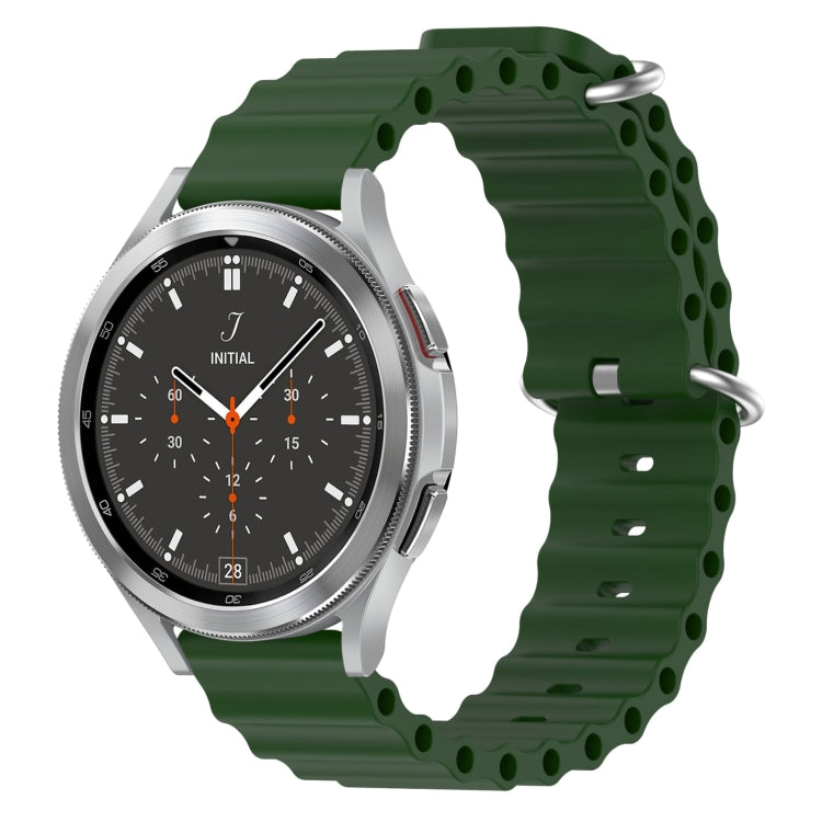 20mm Ocean Style Silicone Solid Color Watch Band, For Samsung  Galaxy Watch 4 Classic 46mm, For Samsung Galaxy Watch Active 2 40mm