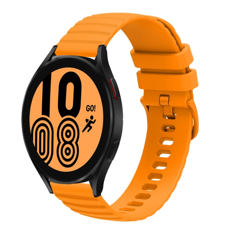 20mm Wavy Dotted Solid-Color Silicone Watch Band, For Samsung Galaxy Watch5 / 5 Pro, For Samsung Galaxy Watch4 40mm/44mm