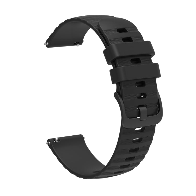 20mm Wavy Dotted Solid-Color Silicone Watch Band, For Samsung Galaxy Watch Active2 40mm/44mm, For Samsung Galaxy Watch 42mm