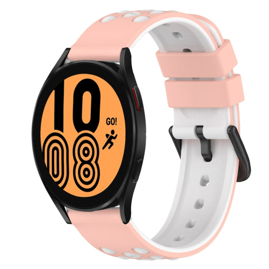 22mm Two-Color Silicone Watch Band, For Samsung Galaxy Watch4 40mm, For Samsung  Galaxy Watch4 Classic 42mm