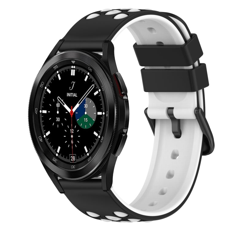 22mm Two-Color Silicone Watch Band, For Samsung Galaxy Watch4 40mm, For Samsung  Galaxy Watch4 Classic 42mm