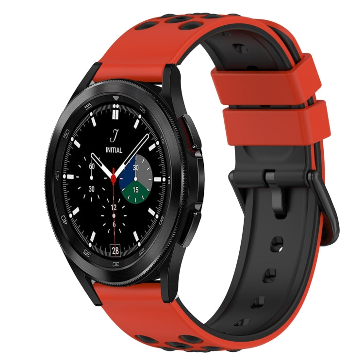 22mm Two-Color Silicone Watch Band, For Samsung Galaxy Watch4 40mm, For Samsung  Galaxy Watch4 Classic 42mm