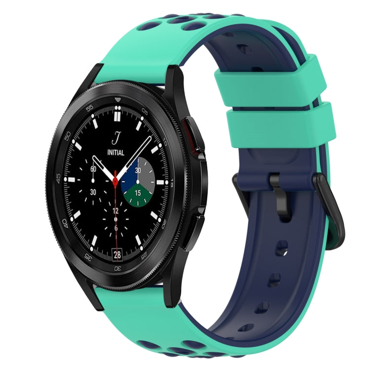 22mm Two-Color Silicone Watch Band, For Samsung Galaxy Watch4 40mm, For Samsung  Galaxy Watch4 Classic 42mm
