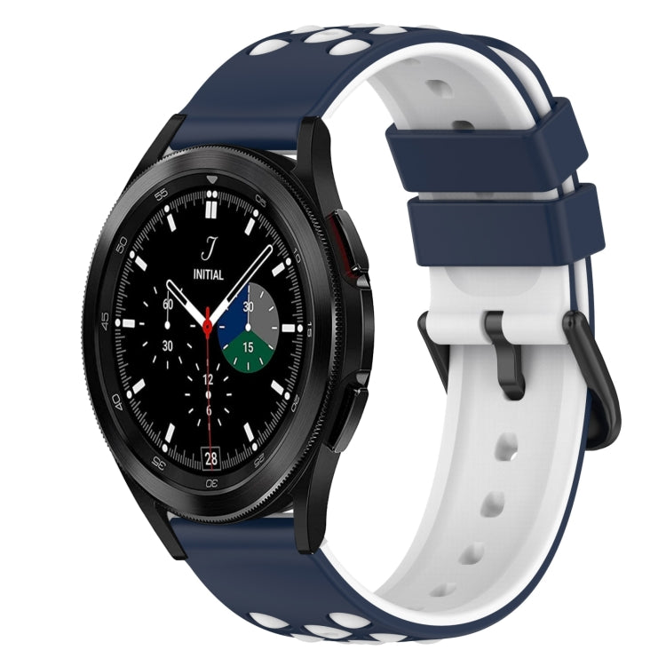 22mm Two-Color Silicone Watch Band, For Samsung Galaxy Watch4 40mm, For Samsung  Galaxy Watch4 Classic 42mm