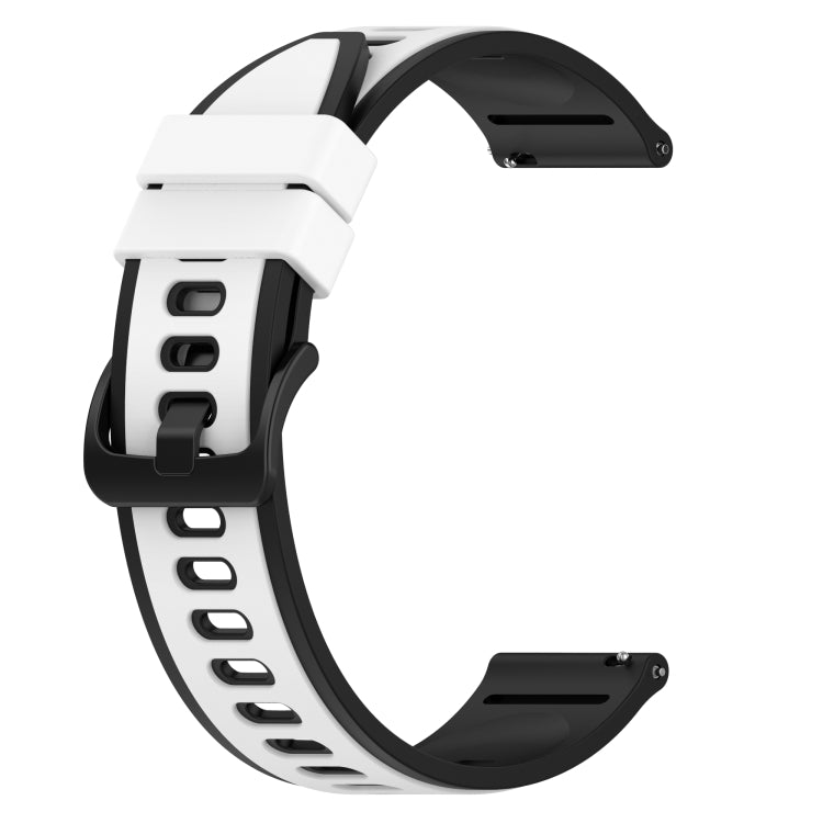 22mm Two-Color Silicone Watch Band, For Samsung Gear S3 Classic, For Samsung Gear S3 Frontier