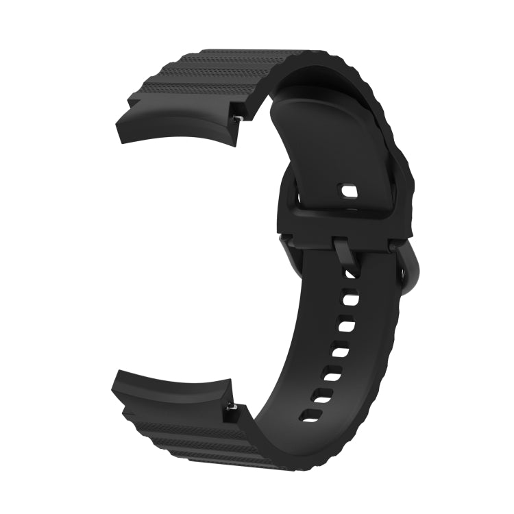 Wave Dotted Pure Color Buckle Silicone Watch Band, For Samsung Galaxy Watch 5 / 5 Pro, For Samsung Galaxy Watch 4